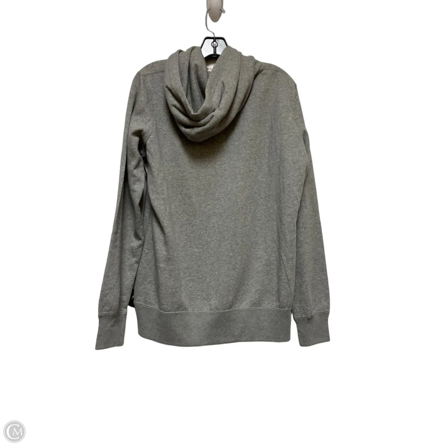 Sweatshirt Hoodie By Nike Apparel In Grey & Purple, Size: Xl