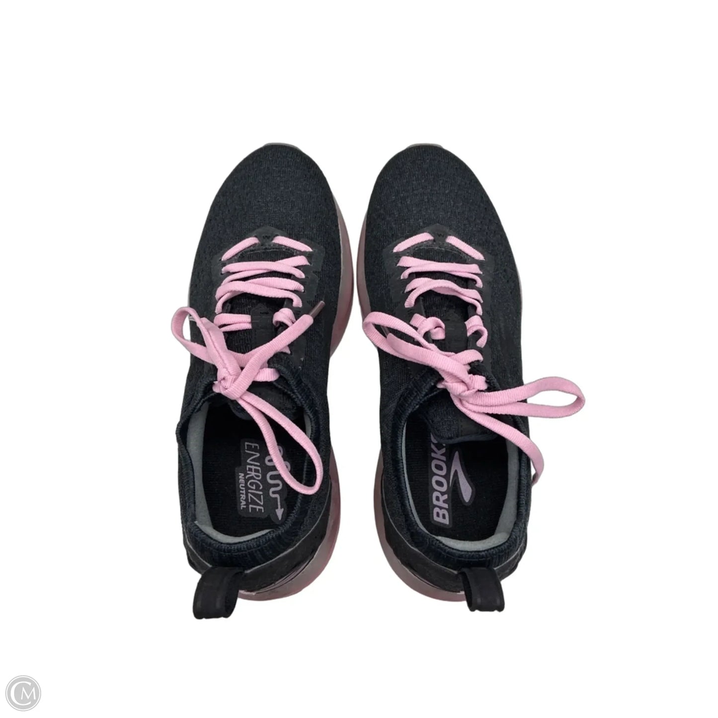 Shoes Sneakers By Brooks In Grey & Pink, Size: 8.5