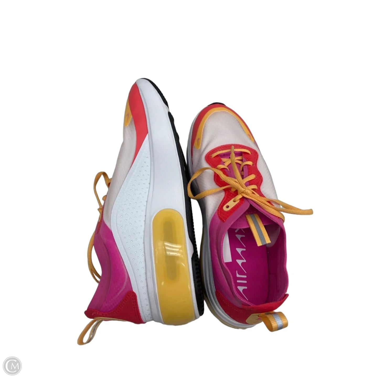 Shoes Sneakers By Nike In Pink & Yellow, Size: 8.5