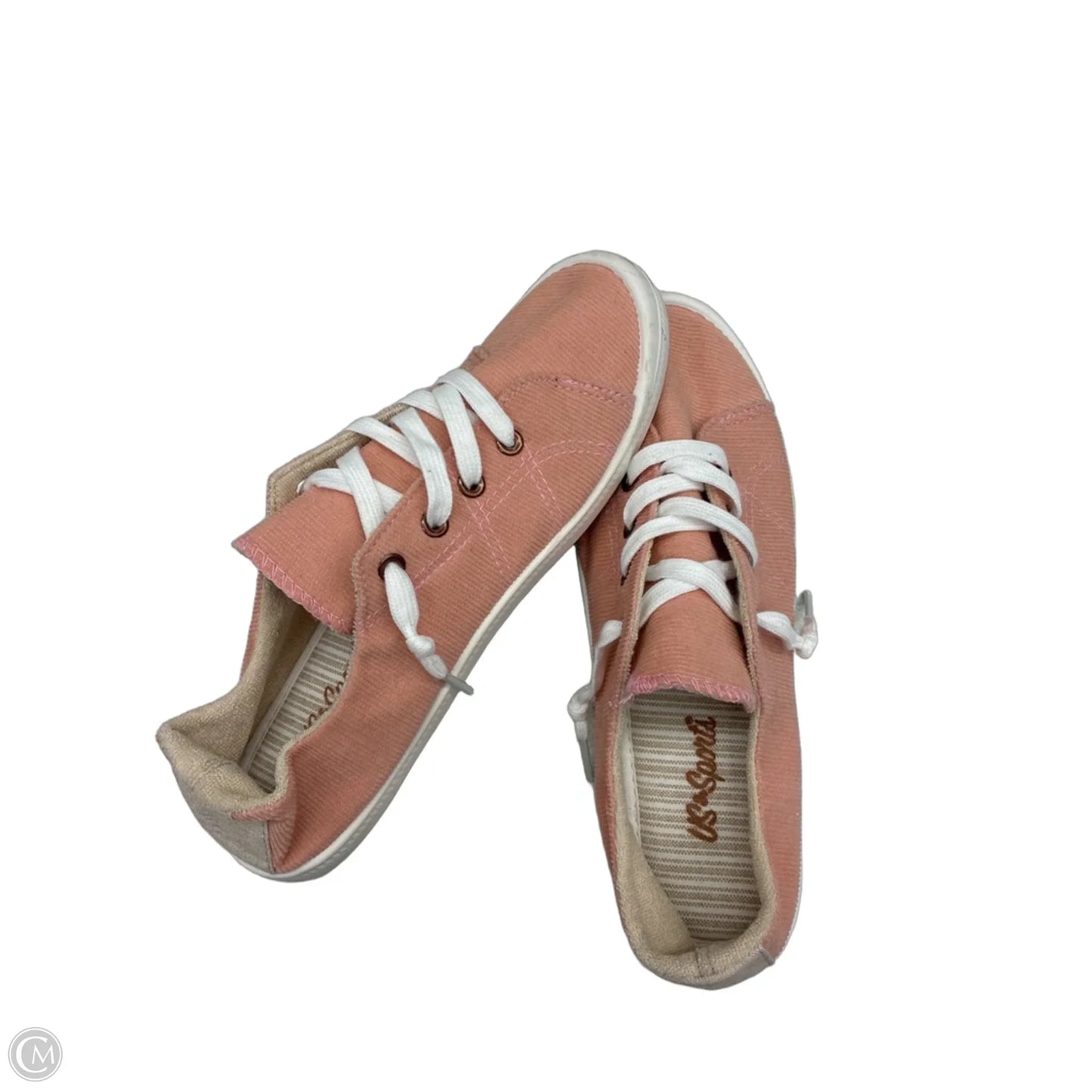 Shoes Flats By Clothes Mentor In Pink, Size: 9