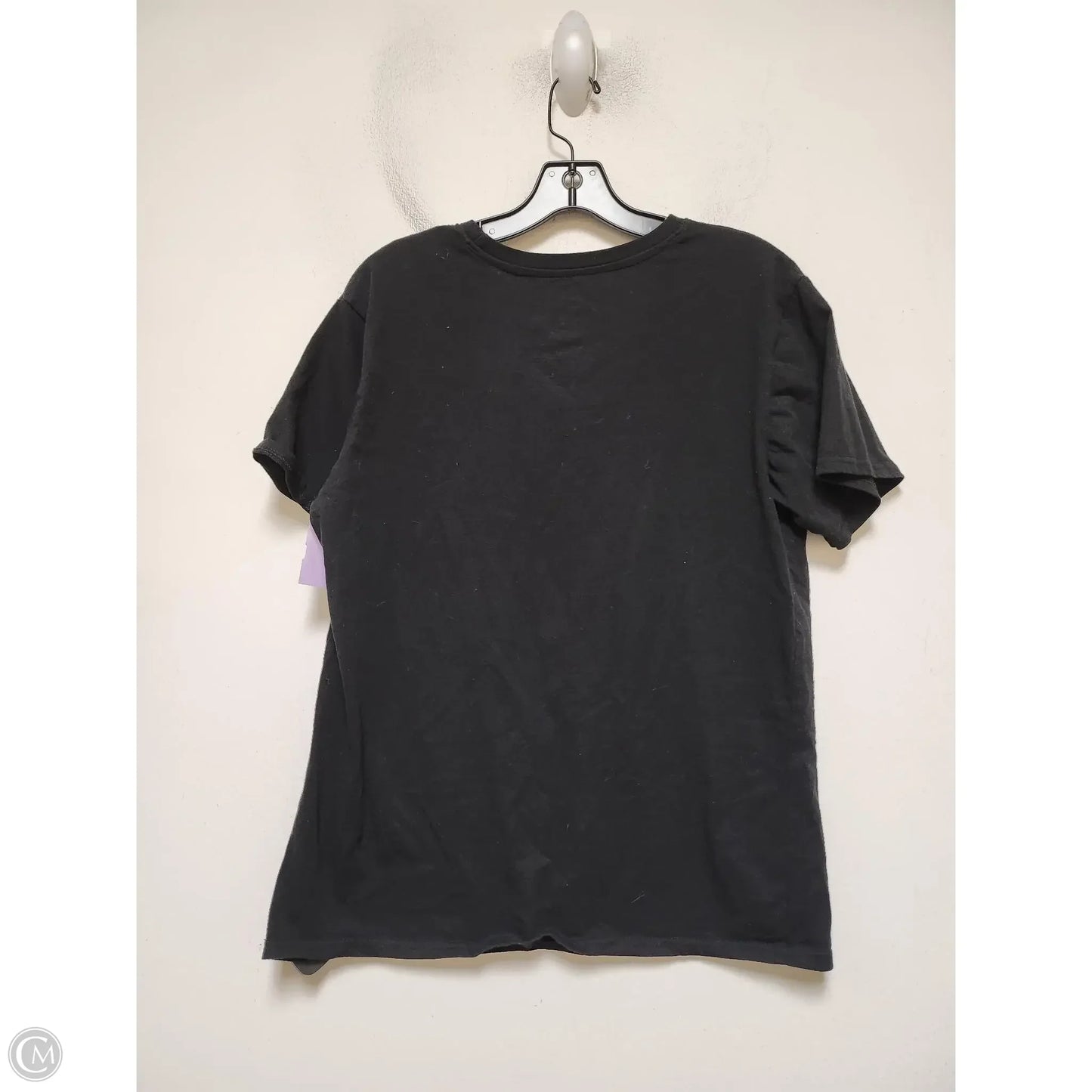 Top Short Sleeve By Walt Disney In Black, Size: M
