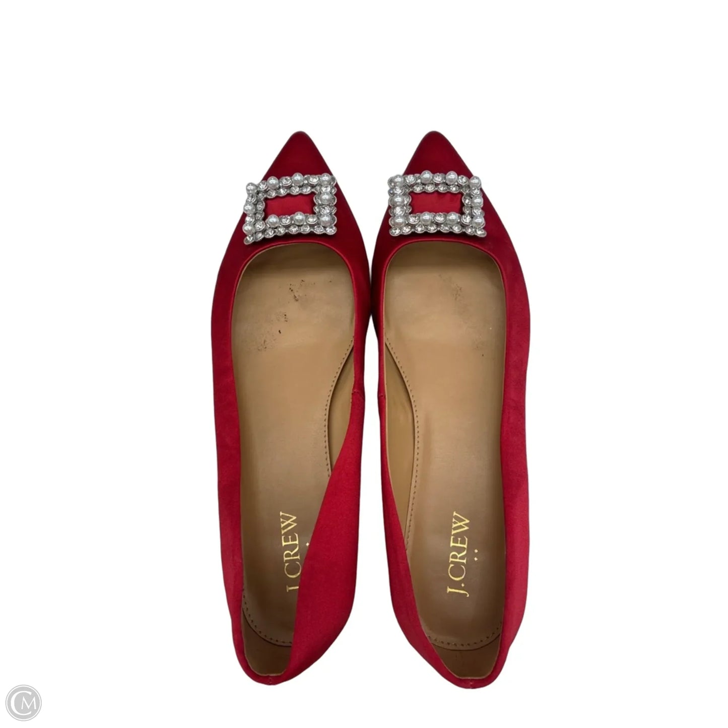 Shoes Flats By J. Crew In Red, Size: 8