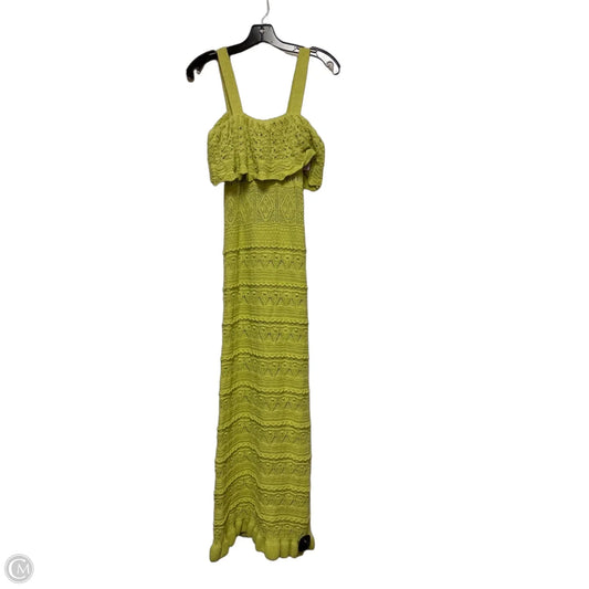 Dress Casual Maxi By Zara In Green, Size: M