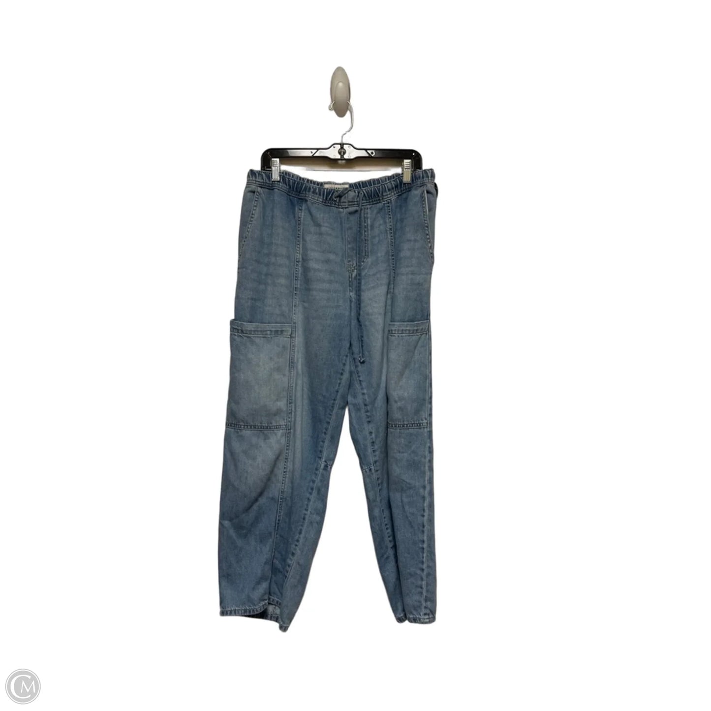 Jeans Wide Leg By Lucky Brand In Blue Denim, Size: 0