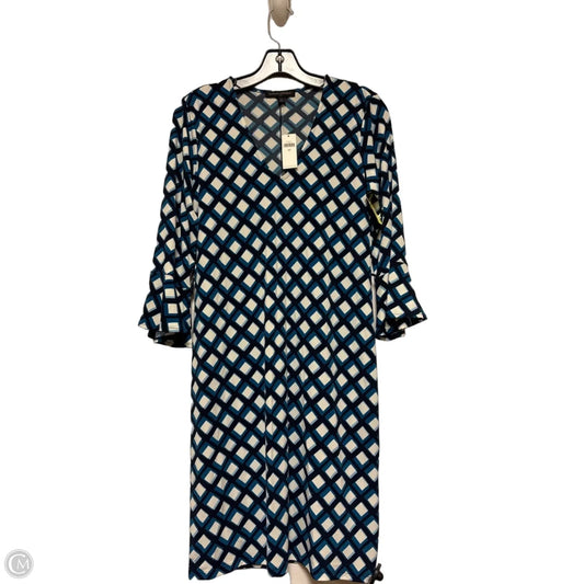 Dress Casual Short By Banana Republic In Blue & White, Size: Xs