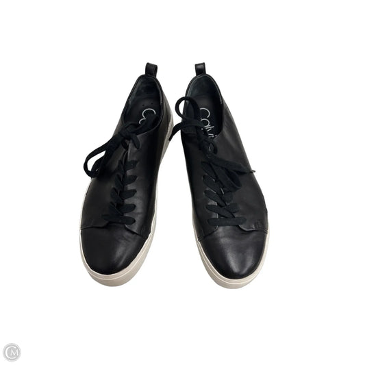 Shoes Sneakers By Calvin Klein In Black, Size: 8.5