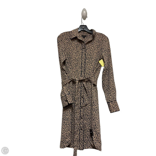 Dress Casual Short By Ann Taylor In Blue & Tan, Size: Xs