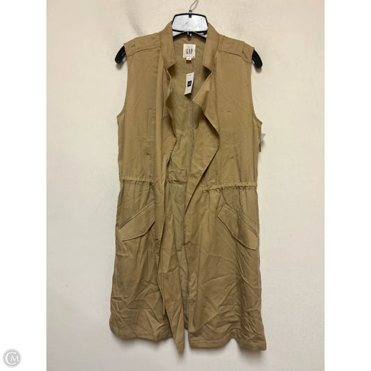 Vest Other By Gap In Tan, Size: Xs