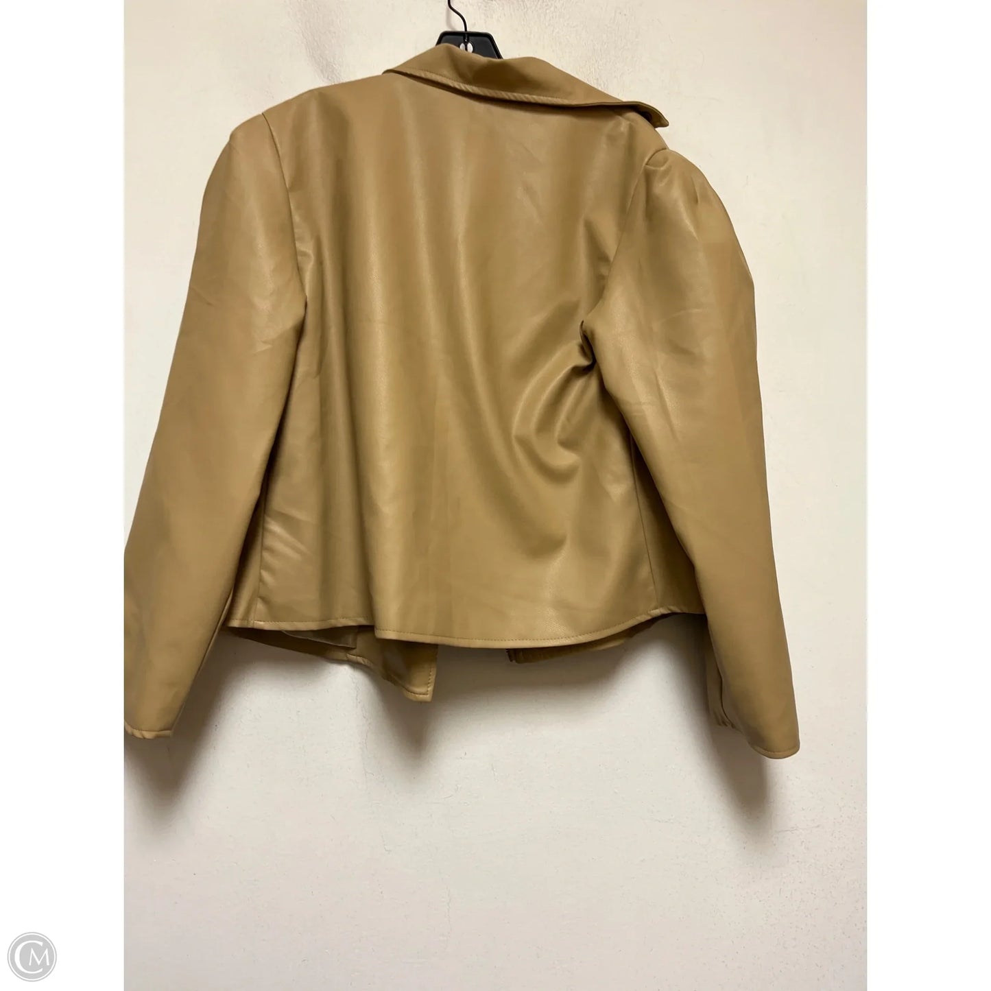 Blazer By Ashley Stewart In Tan, Size: L