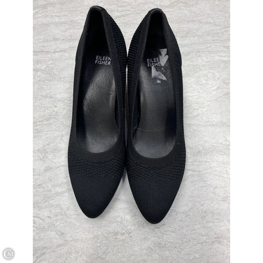Shoes Heels Block By Eileen Fisher In Black, Size: 9