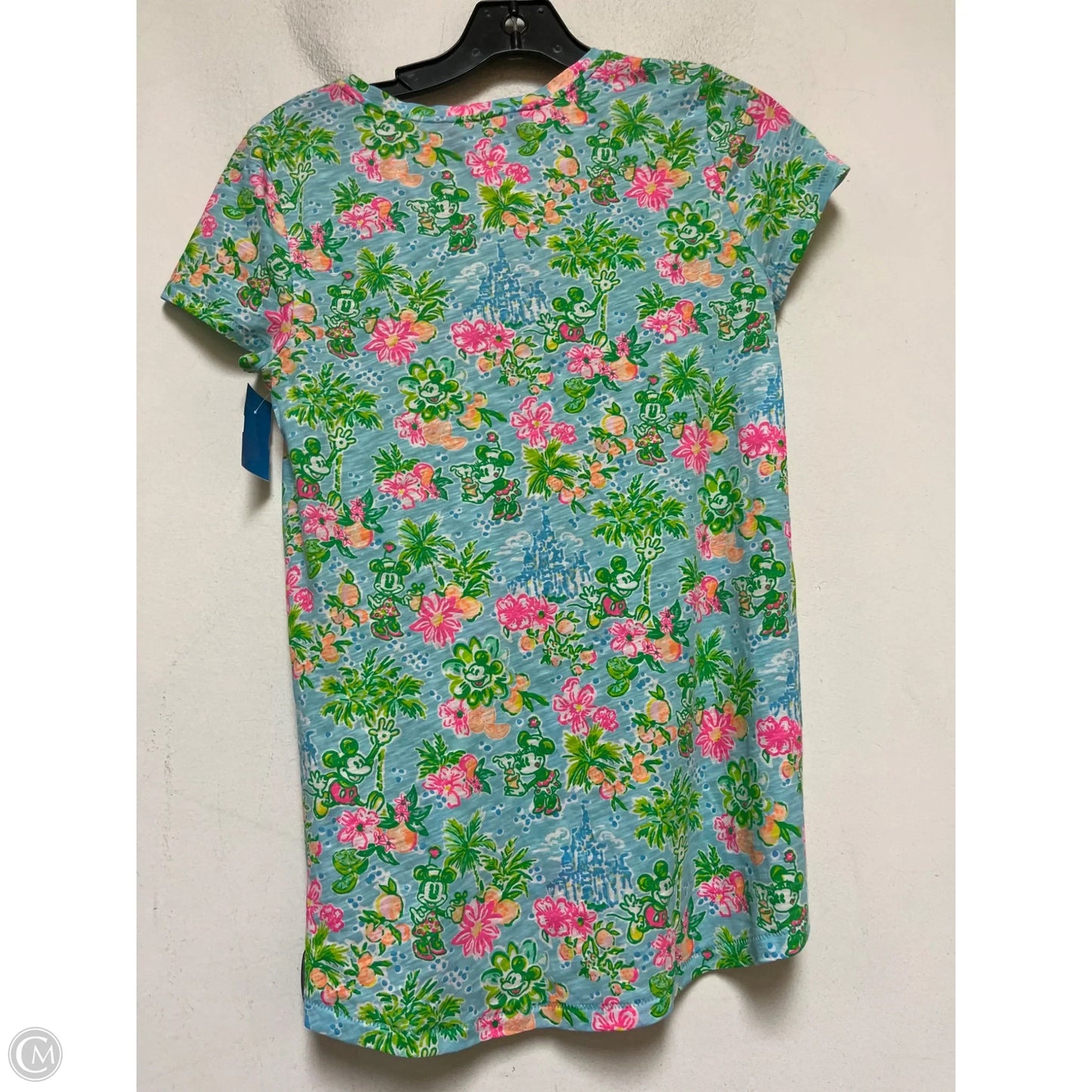 Top Short Sleeve Designer By Lilly Pulitzer In Multi-colored, Size: Xxs