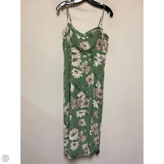 Dress Casual Maxi By Abercrombie And Fitch In Floral Print, Size: Mp