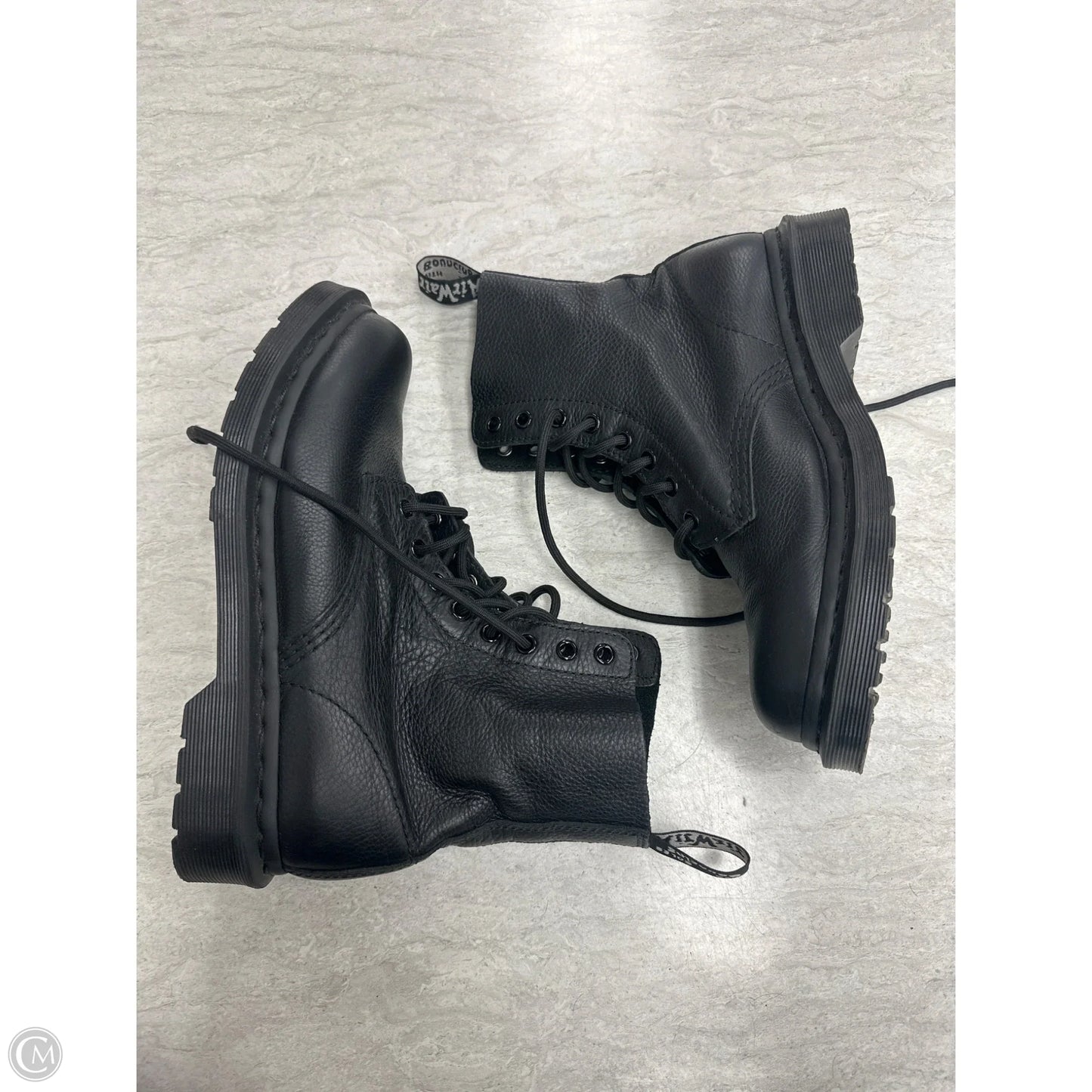 Boots Combat By Dr Martens In Black, Size: 8