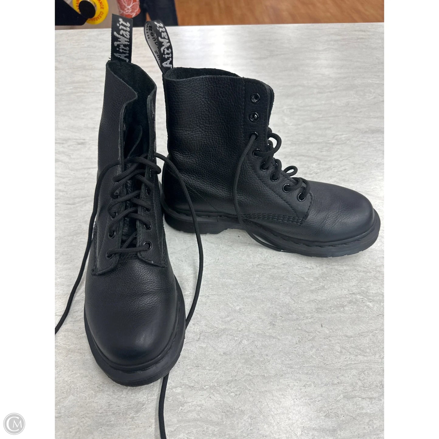 Boots Combat By Dr Martens In Black, Size: 8