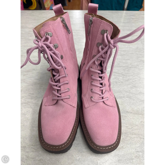 Boots Ankle Flats By Sam Edelman In Pink, Size: 7.5