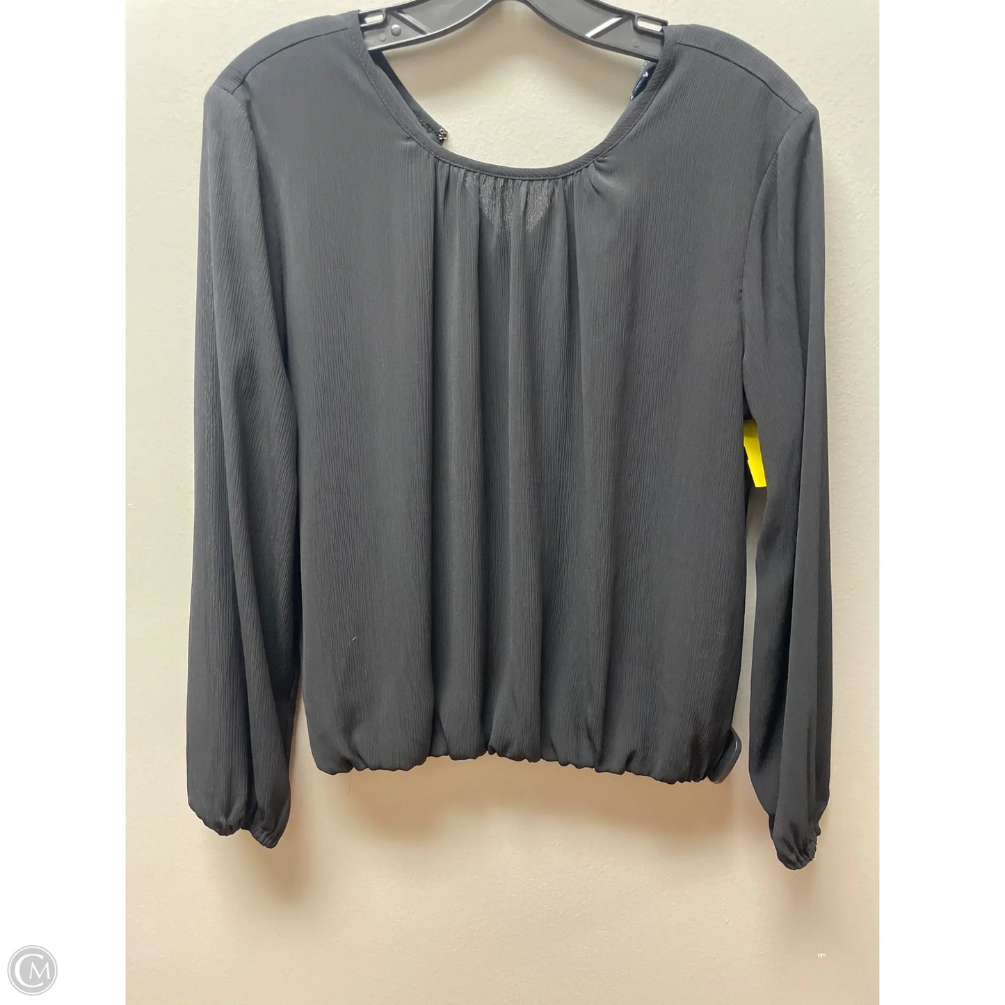 Top Long Sleeve By Tommy Hilfiger In Black, Size: Sp