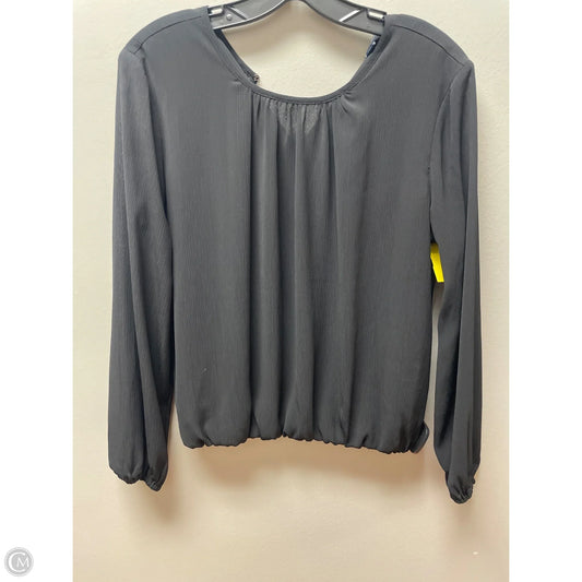 Top Long Sleeve By Tommy Hilfiger In Black, Size: Sp