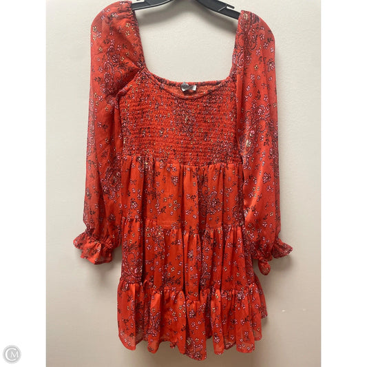 Dress Casual Short By Patrons Of Peace In Orange, Size: S