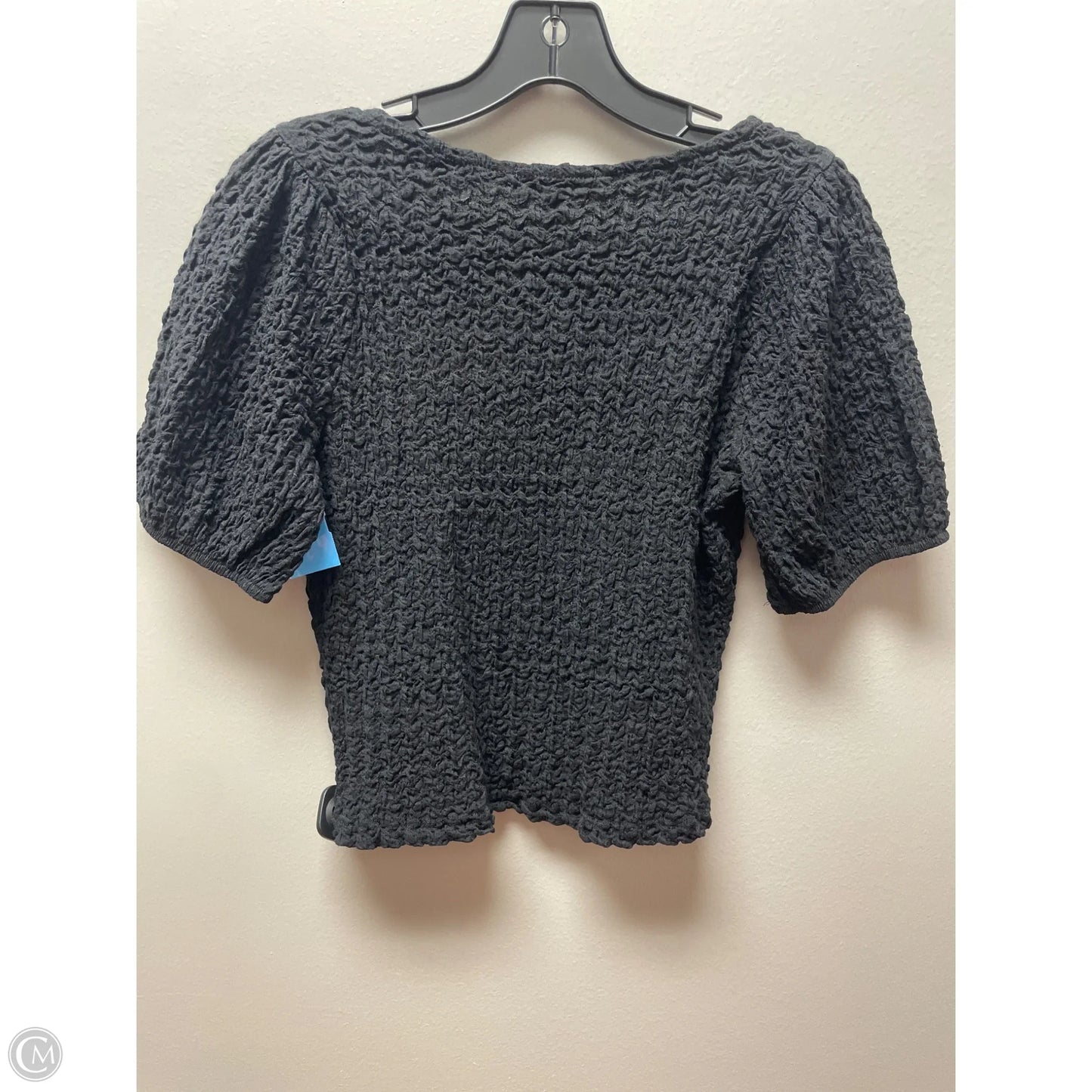 Top Short Sleeve By Lea & Viola In Black, Size: S