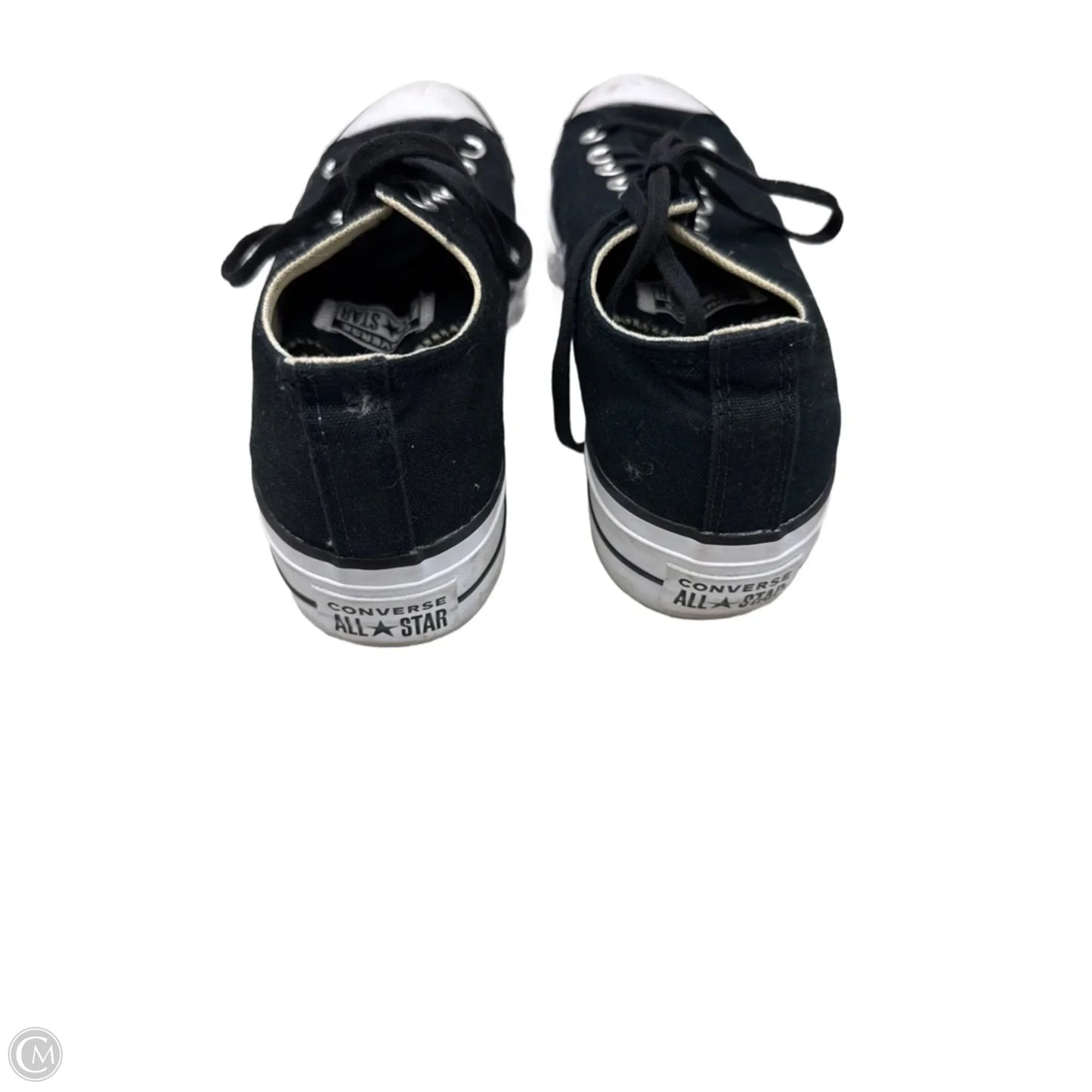 Shoes Sneakers By Converse In Black & White, Size: 9