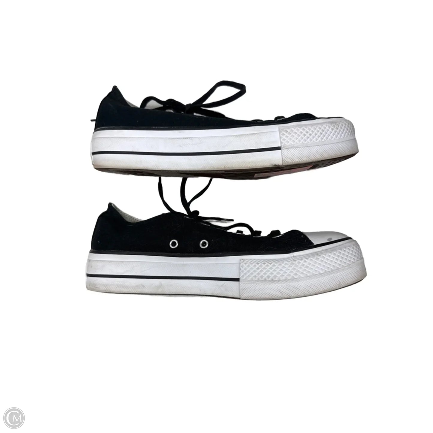Shoes Sneakers By Converse In Black & White, Size: 9