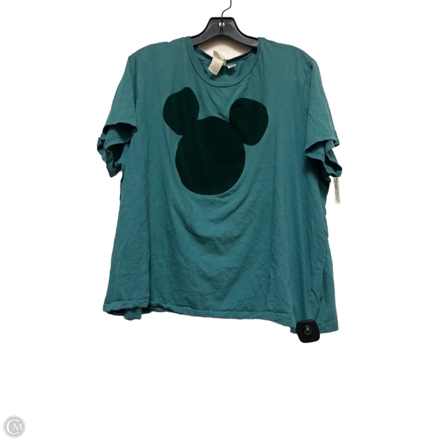 Top Short Sleeve Basic By H&m In Green, Size: 2x
