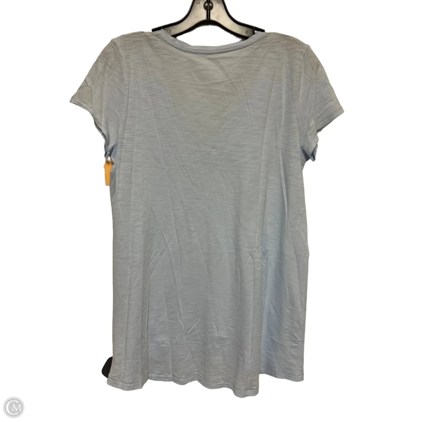 Top Short Sleeve Designer By Lilly Pulitzer In Blue, Size: M