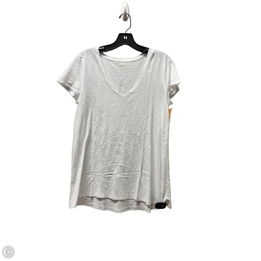 Top Short Sleeve Designer By Lilly Pulitzer In White, Size: S