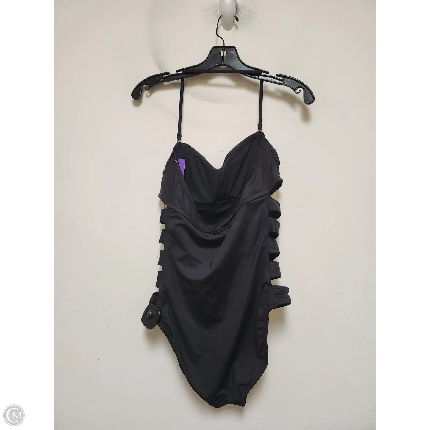 Swimsuit By Kenneth Cole Reaction In Black, Size: M
