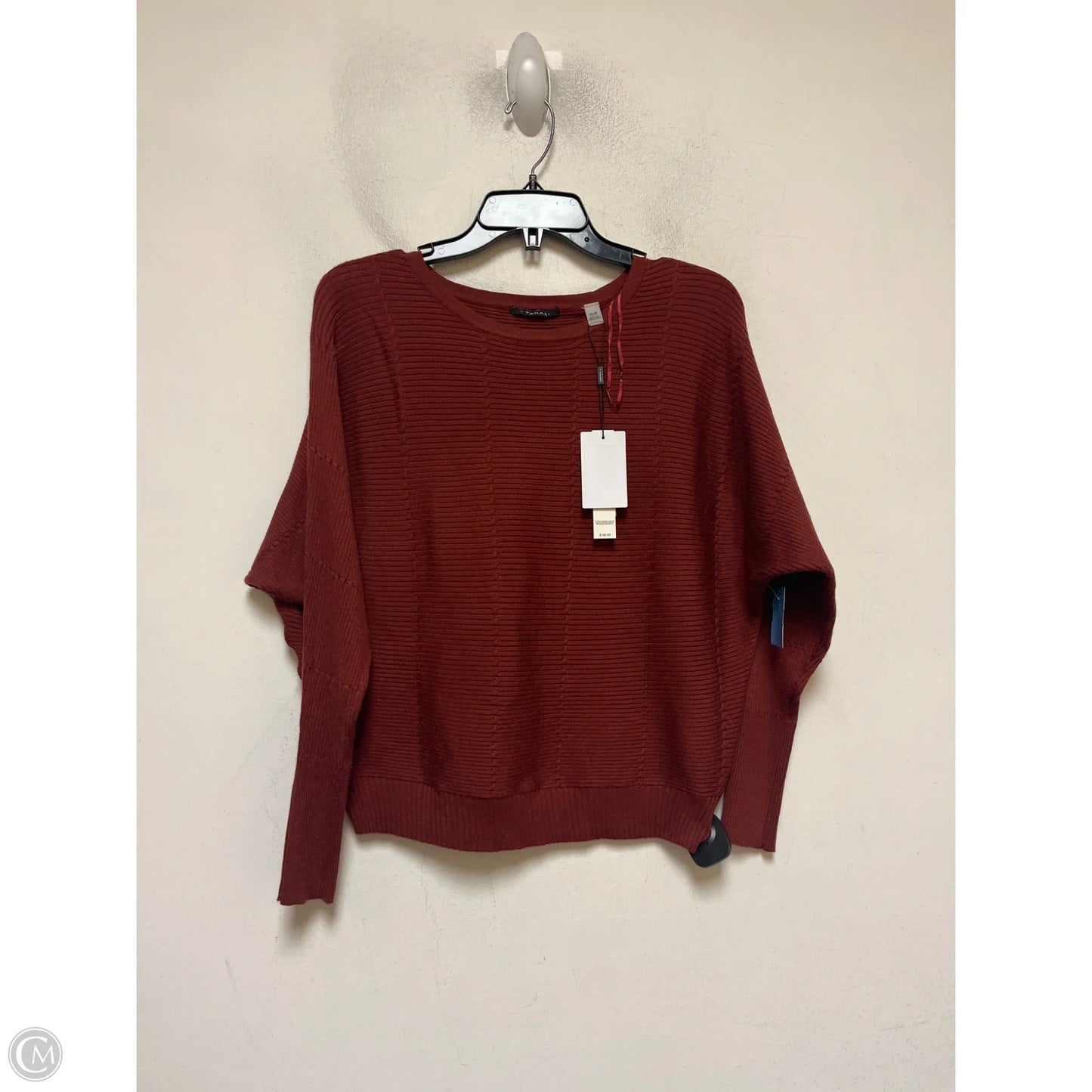 Top Long Sleeve By T Tahari In Brown, Size: Xs