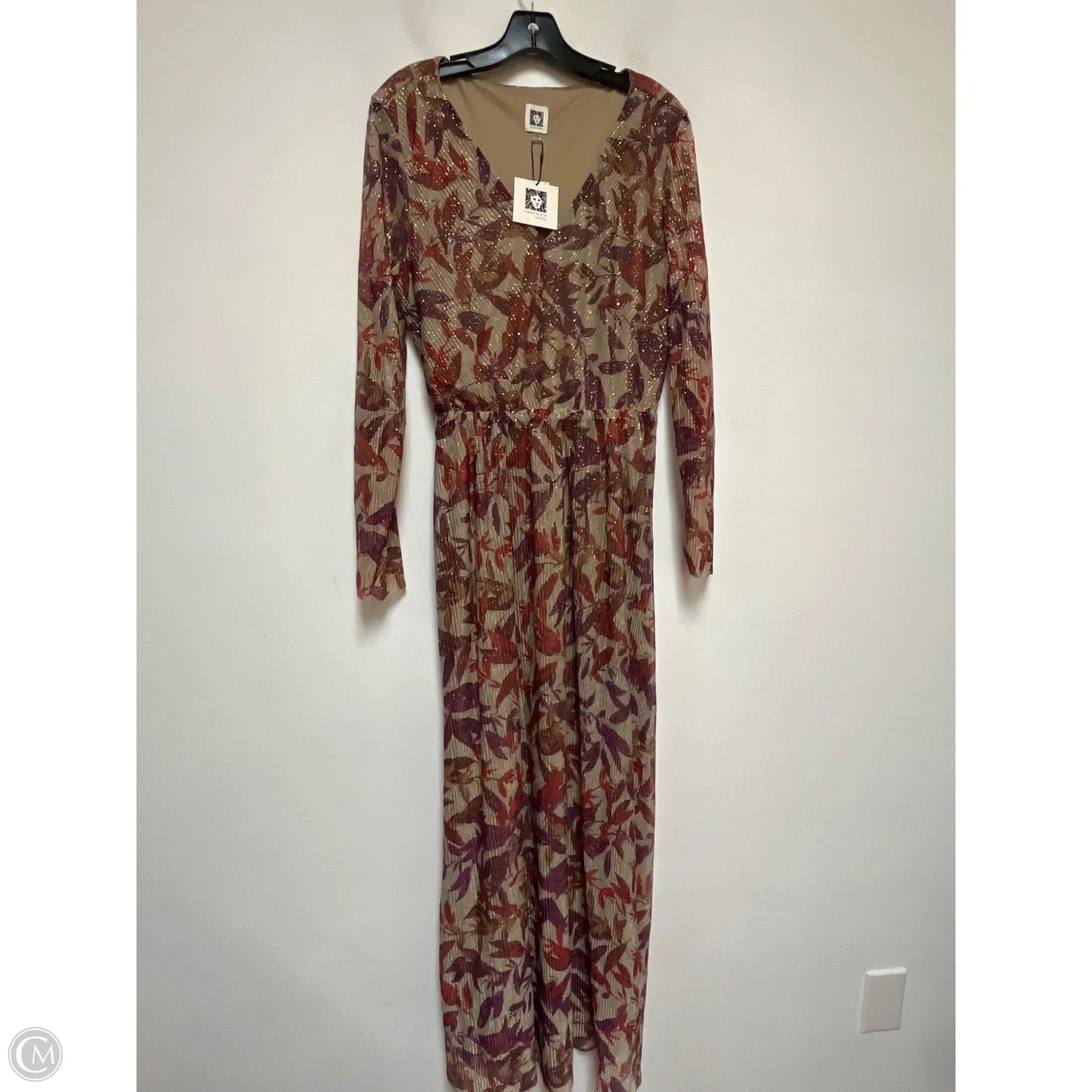 Dress Casual Maxi By Anne Klein In Multi-colored, Size: L
