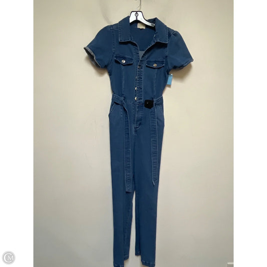 Jumpsuit By Clothes Mentor In Blue Denim, Size: S