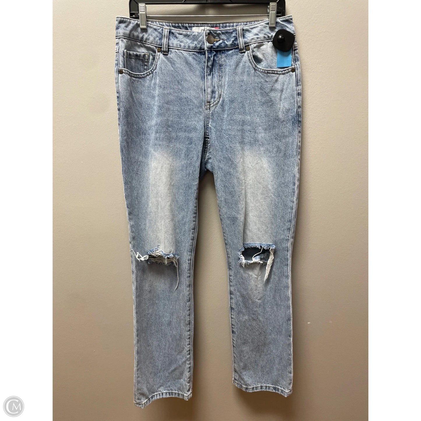 Jeans Boyfriend By Cabi In Blue Denim, Size: 4