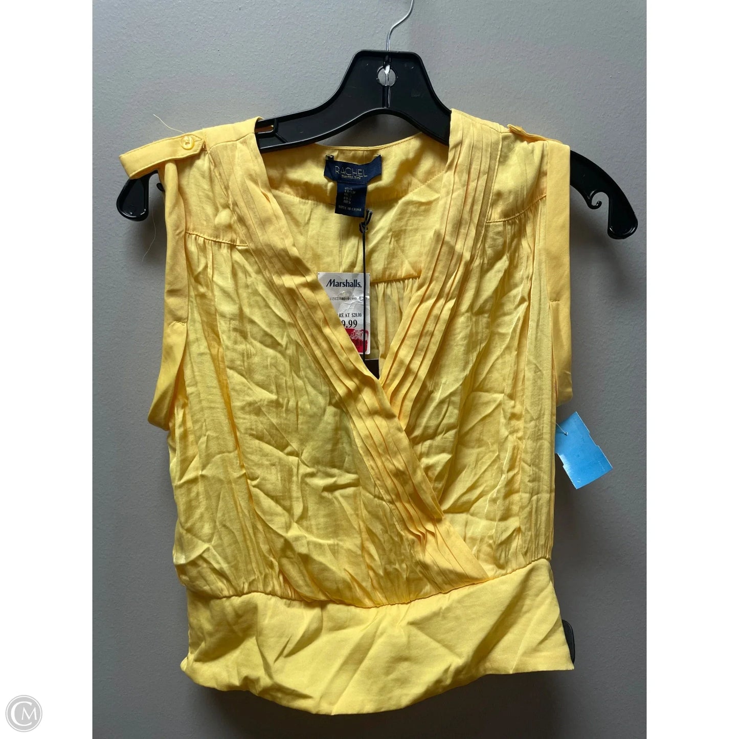 Top Short Sleeve By Rachel Roy In Yellow, Size: S