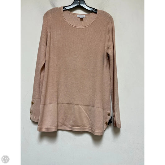 Sweater By Calvin Klein In Pink, Size: M