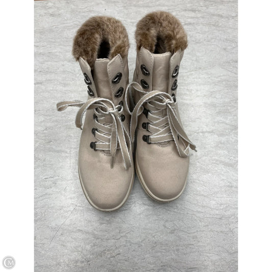Boots Ankle Flats By White Mountain In Cream, Size: 7.5