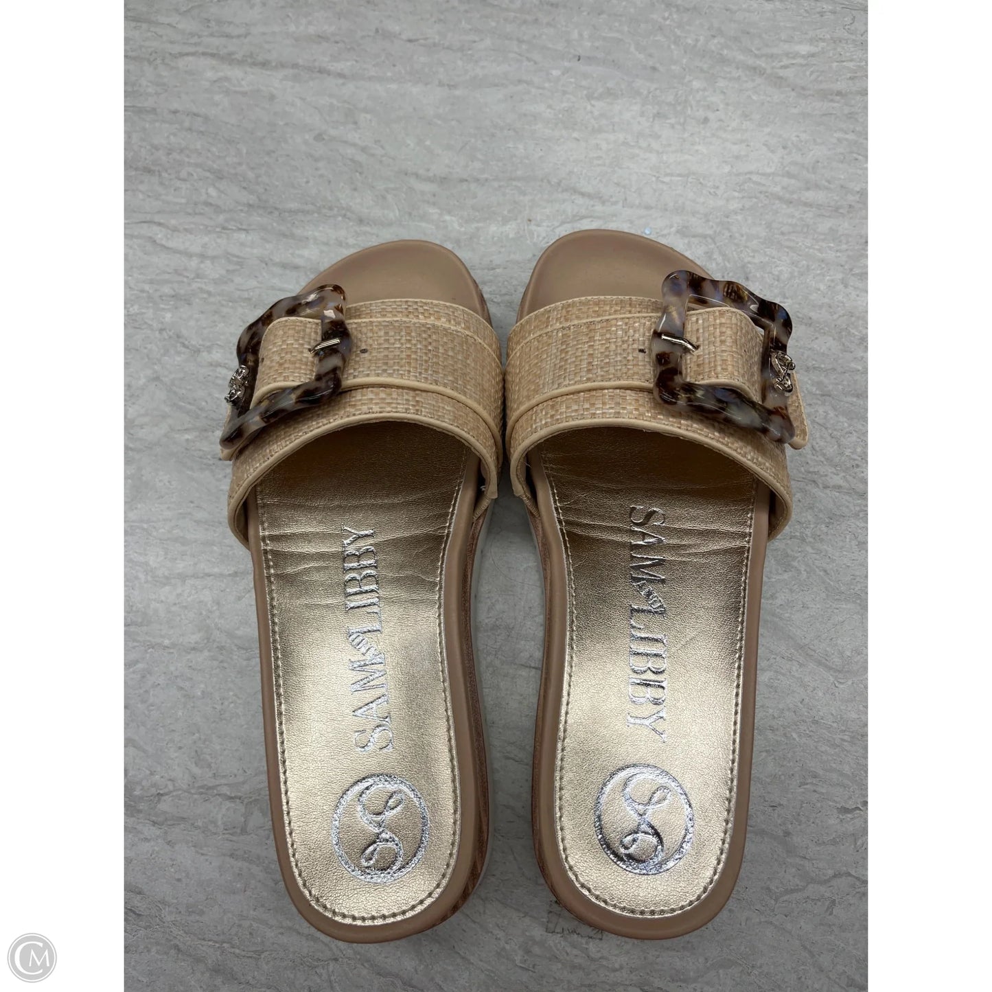 Sandals Flats By Sam And Libby In Tan, Size: 6.5