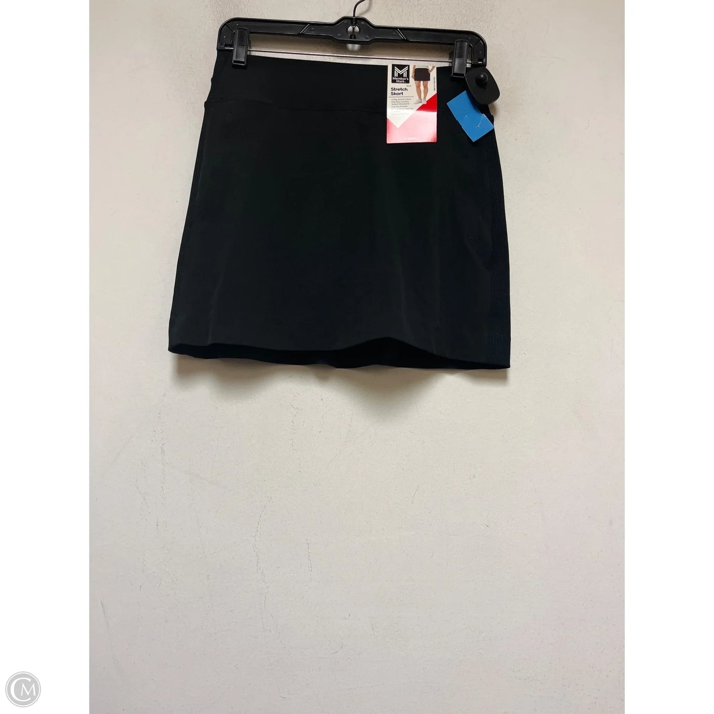 Athletic Skort By Members Mark In Black, Size: Xs