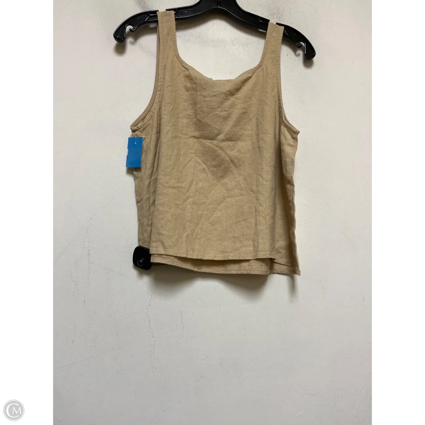 Top Sleeveless By Express In Tan, Size: M