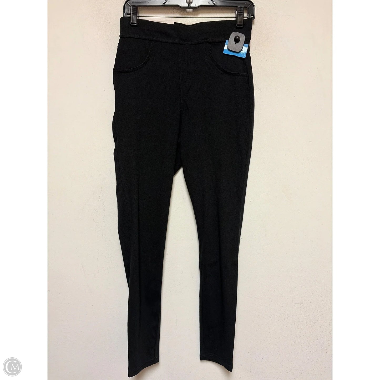 Pants Leggings By Hue In Black Denim, Size: 4