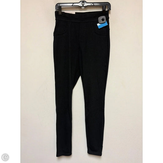 Pants Leggings By Hue In Black Denim, Size: 4