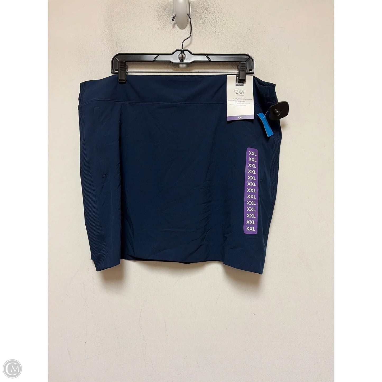 Athletic Skort By Members Mark In Navy, Size: Xxl