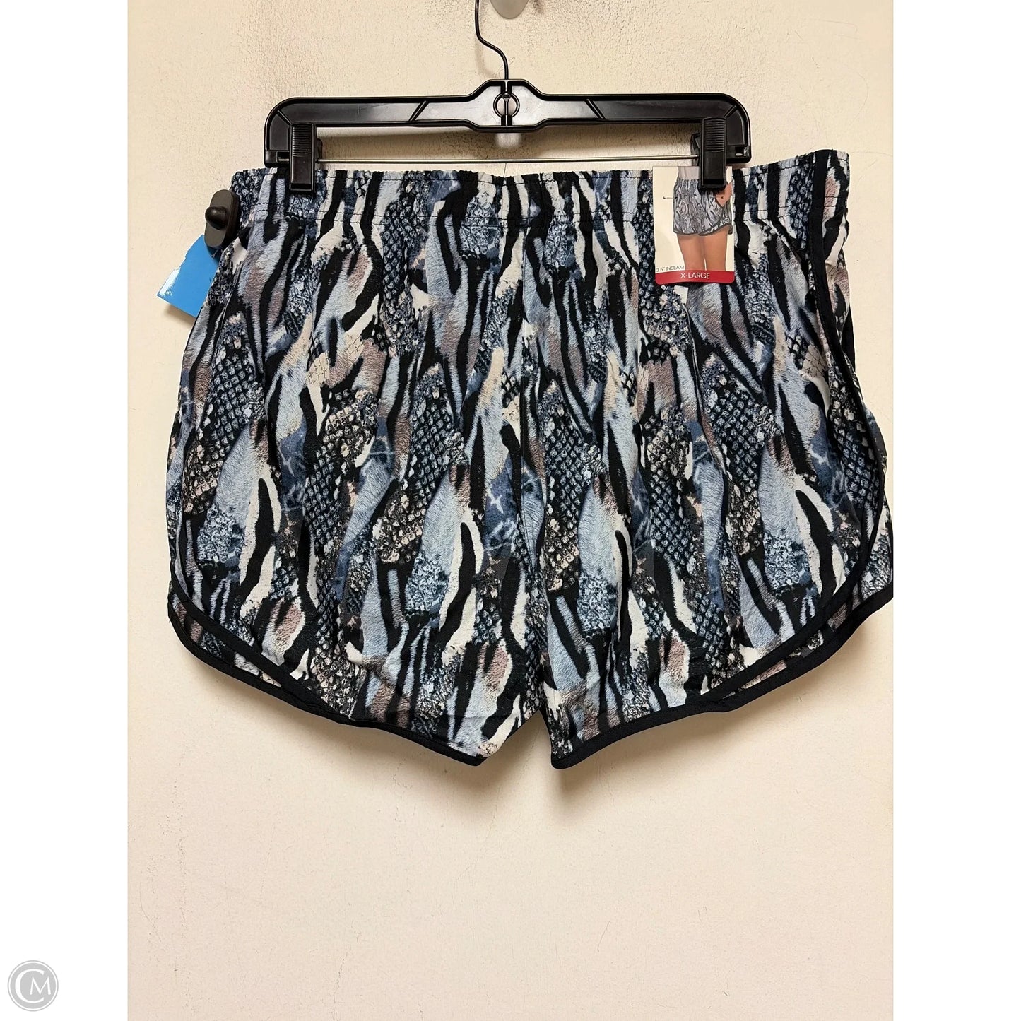 Athletic Shorts By Calvin Klein In Animal Print, Size: Xl