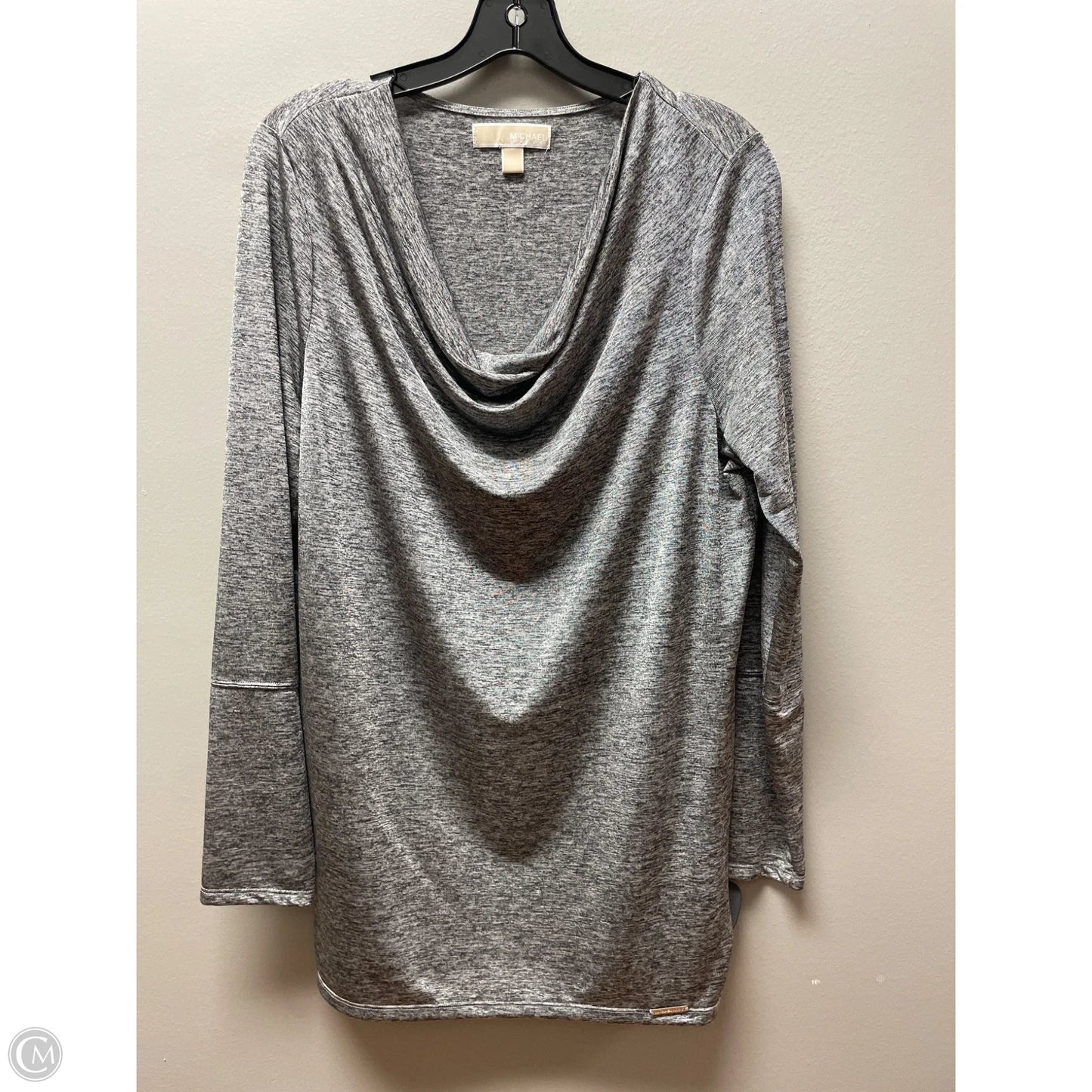 Top Long Sleeve By Michael By Michael Kors In Grey, Size: L