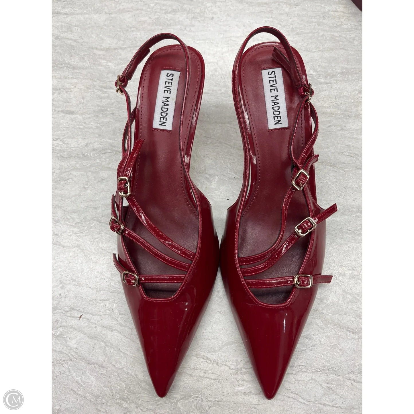Shoes Heels Kitten By Steve Madden In Red, Size: 9