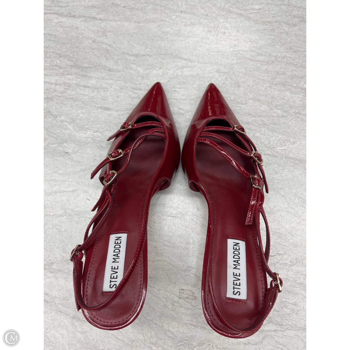 Shoes Heels Kitten By Steve Madden In Red, Size: 9