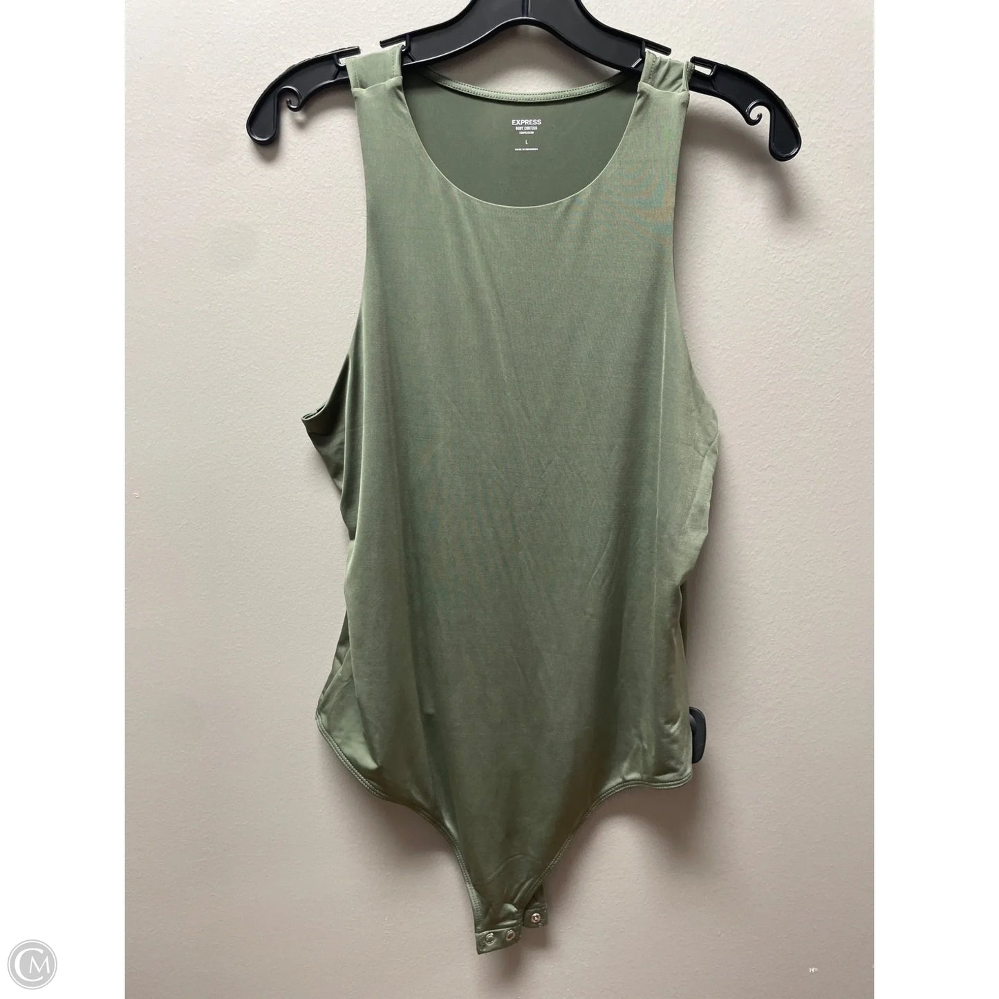 Bodysuit By Express In Green, Size: L