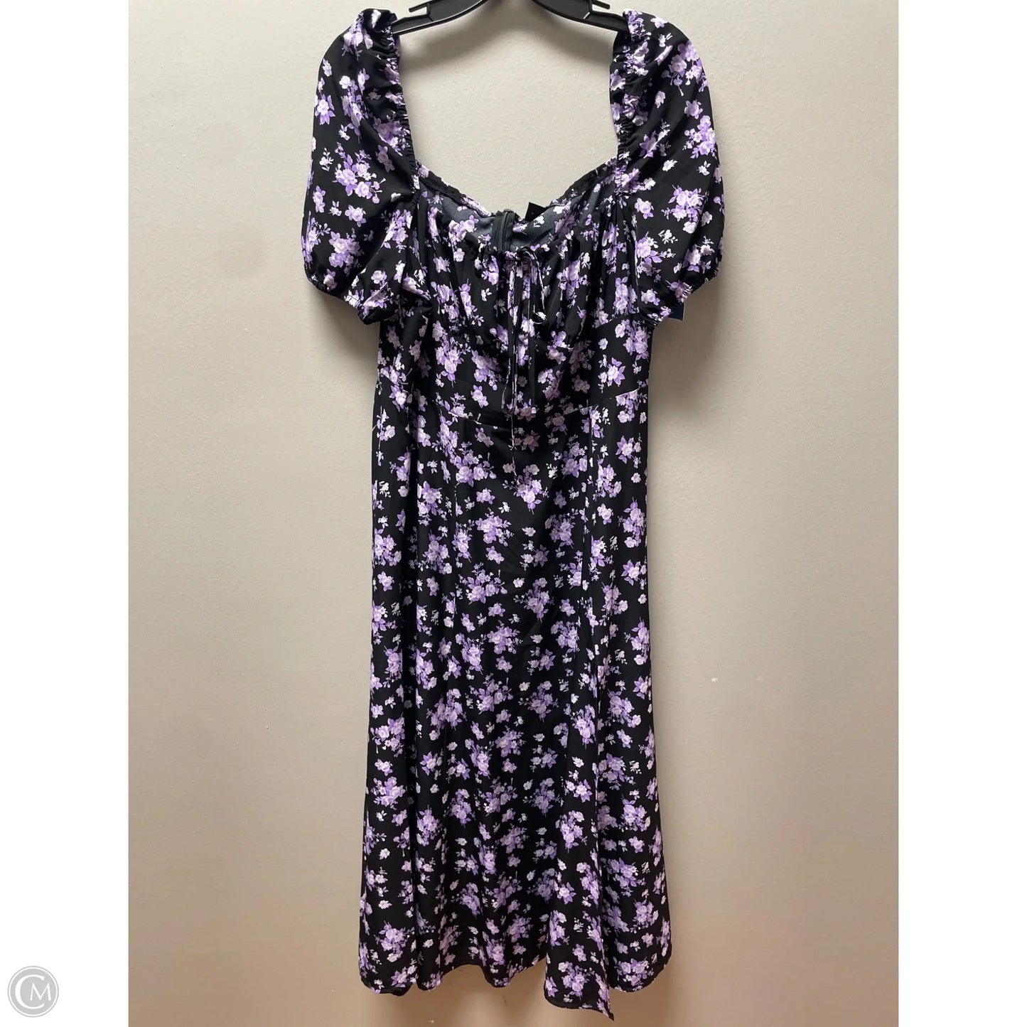Dress Casual Maxi By Shein In Floral Print, Size: Xl