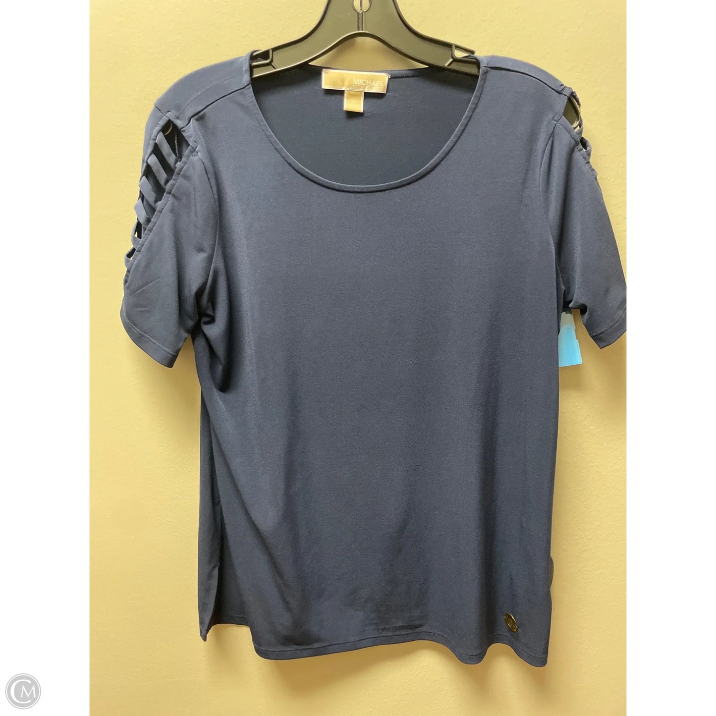 Top Short Sleeve By Michael By Michael Kors In Navy, Size: M