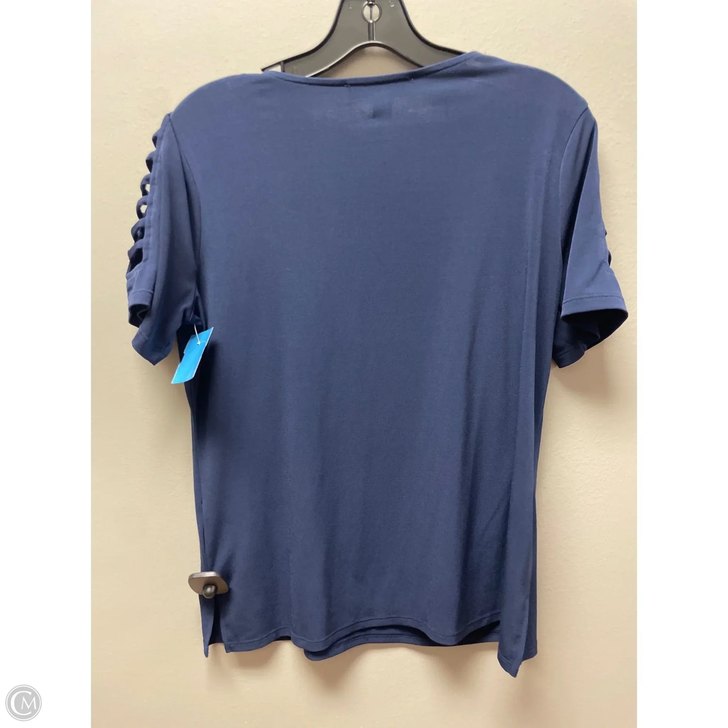 Top Short Sleeve By Michael By Michael Kors In Navy, Size: M